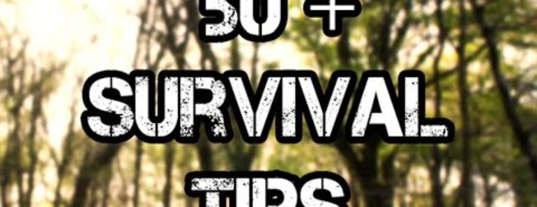 50+ Wilderness Survival Tips!