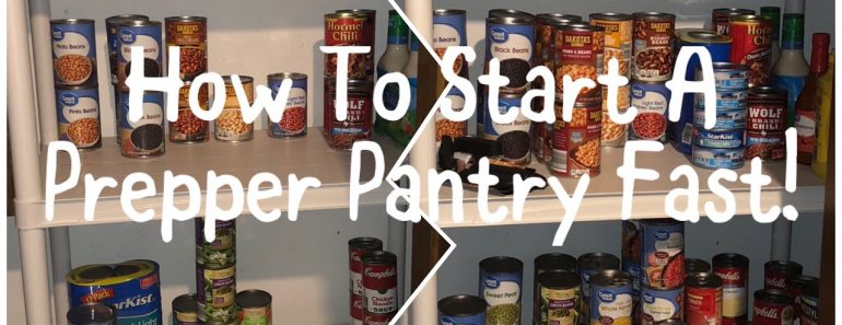 How to Start a Prepper Pantry FAST! Emergency Food Storage