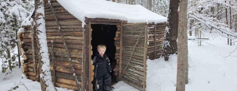 1 Year in Log Cabin Survival Shelter (Building, Camping, Repairing