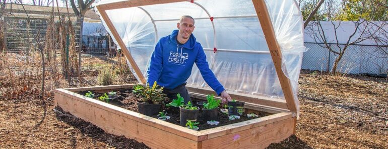 How to Build a HINGED HOOPHOUSE for a Raised Bed Garden