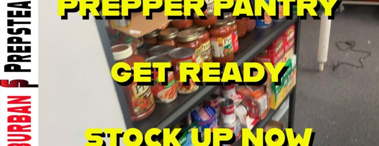 Prepper Pantry Tour- Year 2- food water chickens garden Prepper Pantry Tour- Year 2- food water chickens garden