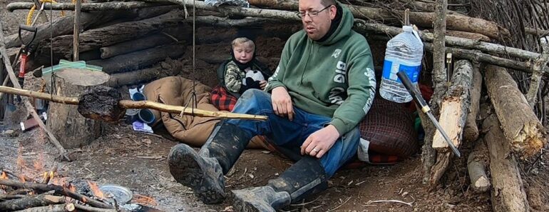 Survival Camping with 3 Yr Old