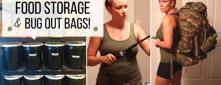 PREPPER Food Storage & Bug Out Bags! || Sams Club