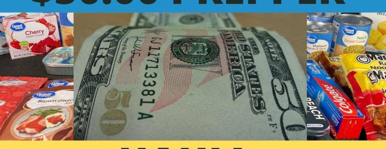 $50 Walmart Emergency Food Prepper Pantry Haul: Stockpile Long Term