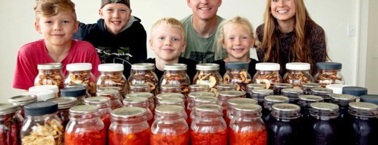 Canning & Preserving a Year’s Supply of Food