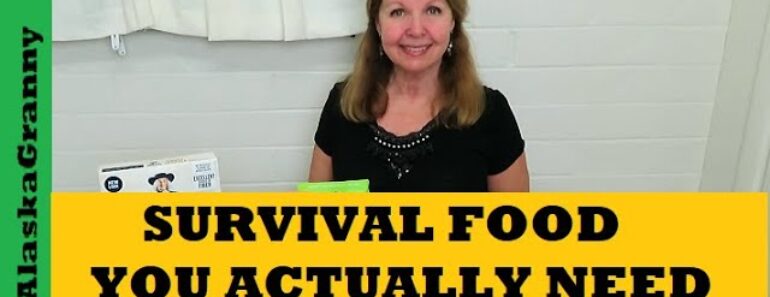 Survival Foods You Actually Need