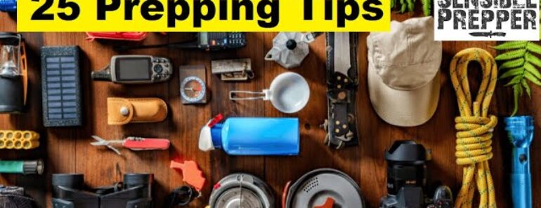 Prepper School Vol. 38 “25 Prepper Quick Tips”