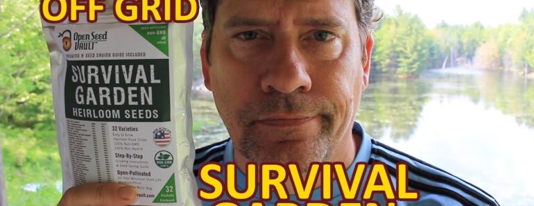 Off Grid Cabin Survival Garden