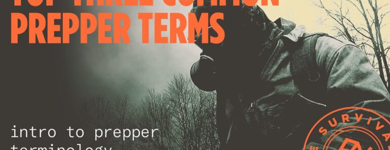 Top three most common #prepper #survival terms #shorts