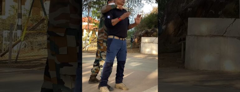 Knife threat on neck from behind | Knife threat defence| Street self defence #knife #selfdefense