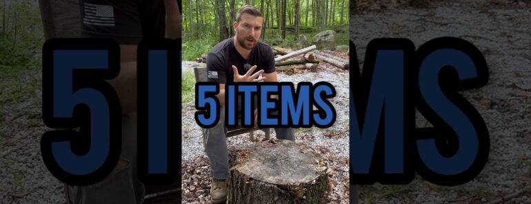 If I could only pick 5 items for wilderness survival…