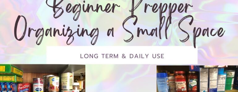Beginner Prepper Organizes a small space: Pantry Tour