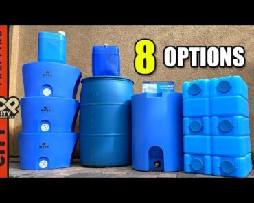 8 Best Water Storage Options for Emergencies