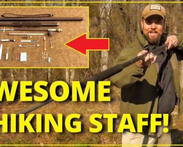 AWESOME HIKING STAFF! [Crawford Survival Staff]