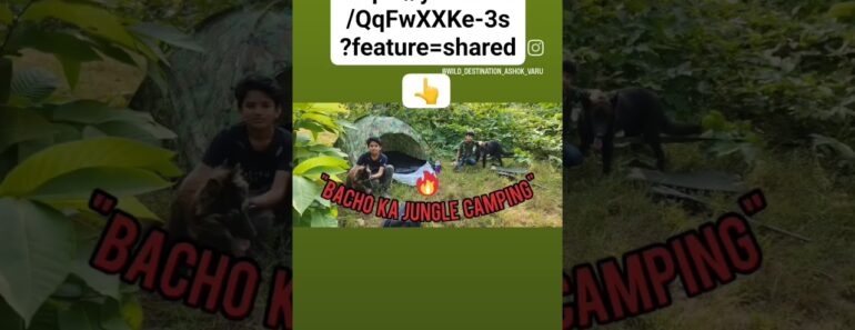 Wild destination #camping #outdoors #jungle #survive #nature #traking #