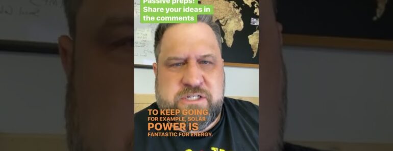 Prepper tip of the day