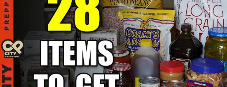 How To Easily Build a 3 Week Emergency Food Supply